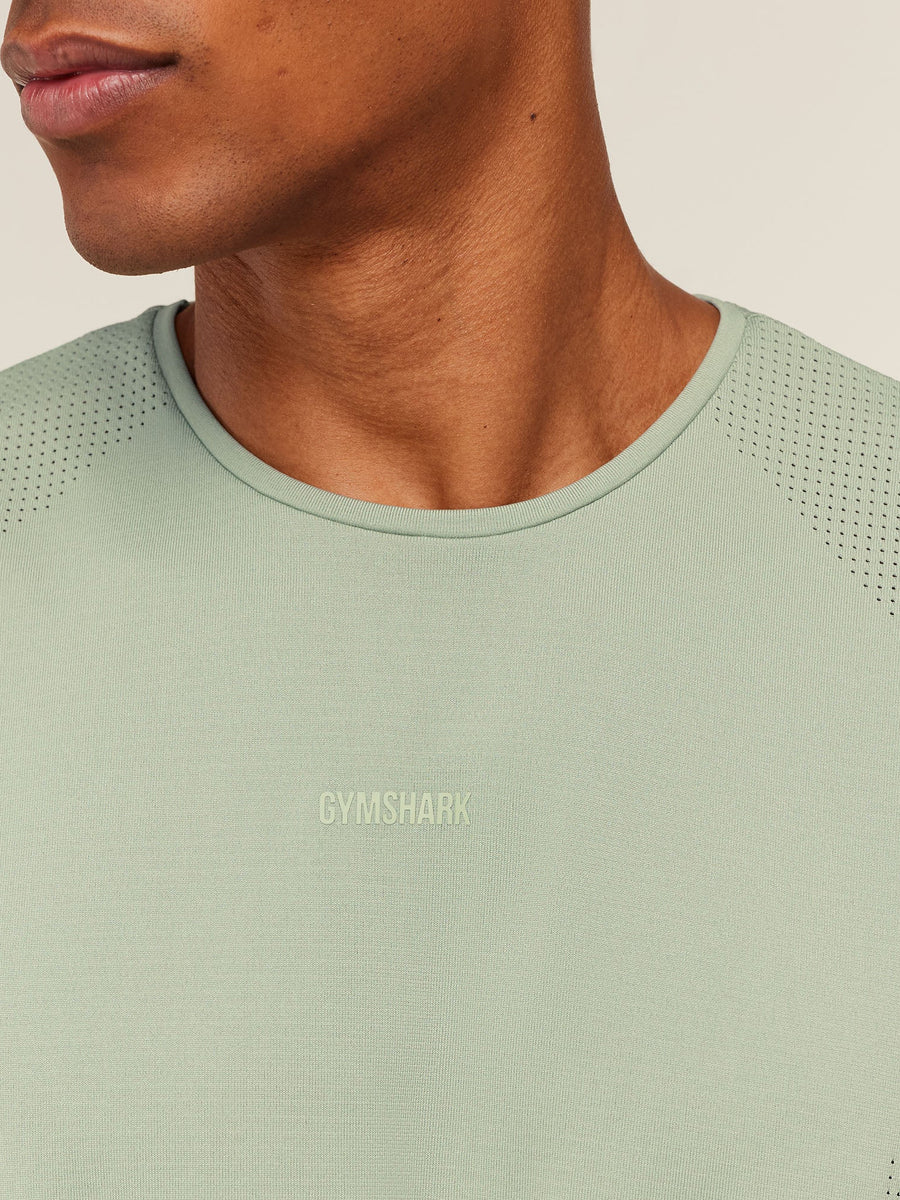 Gymshark Distance Seamless Tank — Haze Green /  Haze Green — 6
