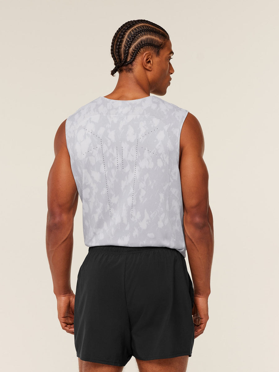 Gymshark Distance Seamless Tank — Light Grey /  Light Grey / ACID WASH — 2