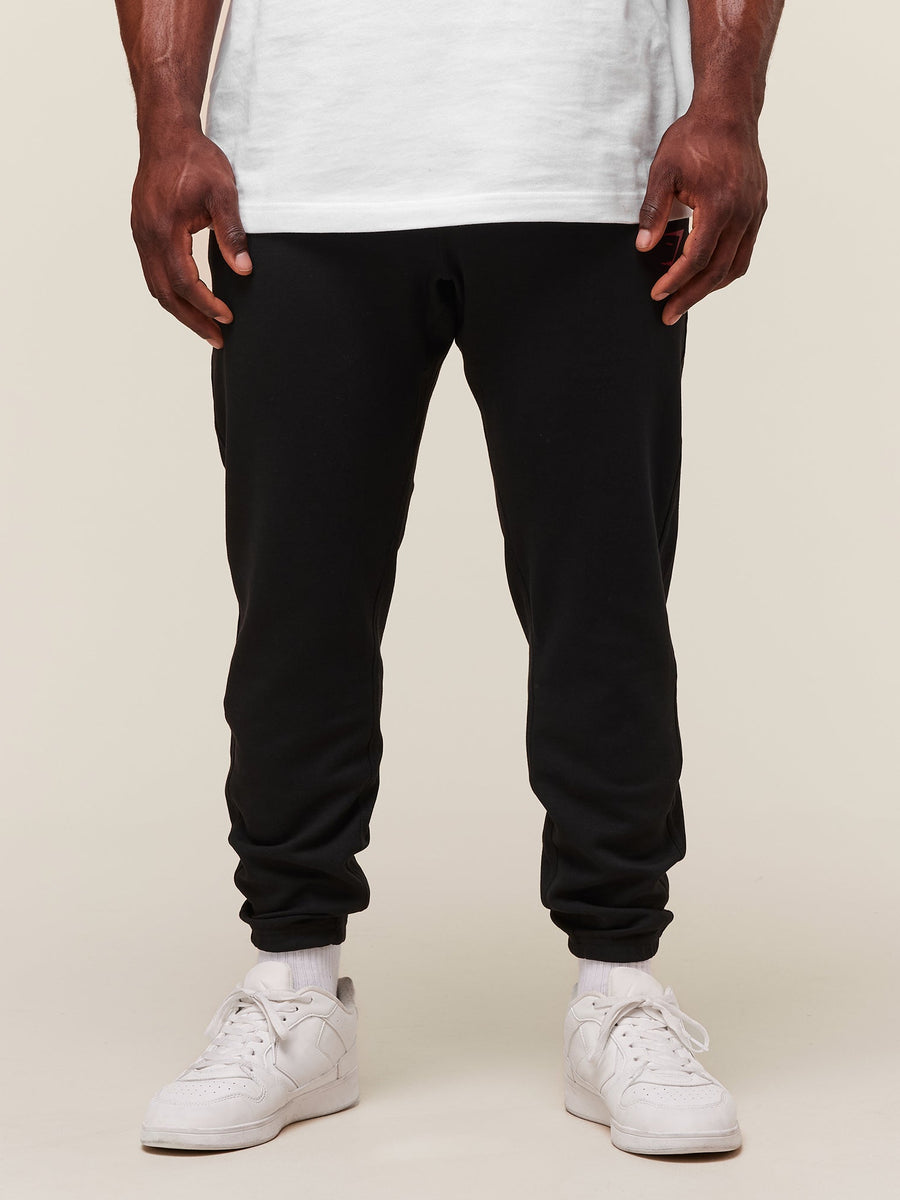 Gymshark Impact Joggers — Black/Vivid Red — 2