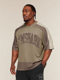Gymshark Collective Mesh Wordmark Jersey — Lifestyle Brown/Soft Brown/Pebble Grey — 4