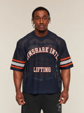 Gymshark Collective Mesh Contrast Jersey — Heavy Blue — 1