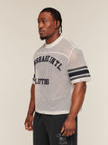 Gymshark Collective Mesh Contrast Jersey — Tinted White — 4