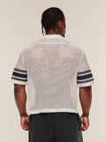 Gymshark Collective Mesh Contrast Jersey — Tinted White — 2