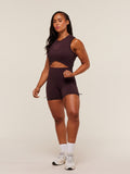 Gymshark Legacy Sleeveless Crop Top — Cherry Purple — 4