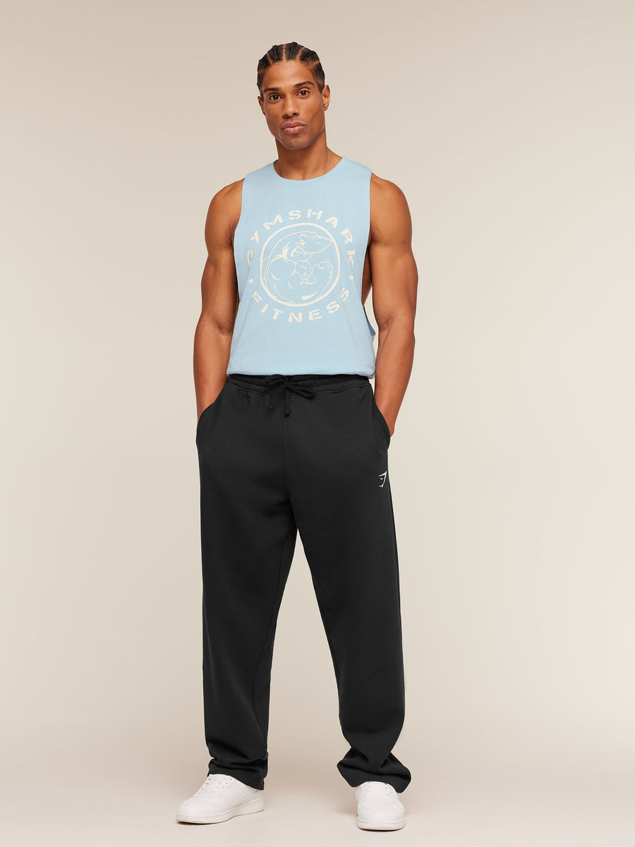 Gymshark Legacy Drop Arm Tank — Chilled Blue — 5