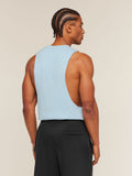 Gymshark Legacy Drop Arm Tank — Chilled Blue — 2