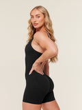 Gymshark Life Seamless Strappy All in One — Black/Black Marl — 4