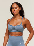 Gymshark Lift Seamless Sports Bra — Worn Blue/Peri Blue Marl — 1
