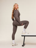 Gymshark Lift Seamless Jacket — Cool Brown — 5