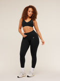 Gymshark Lift Seamless High-Rise Leggings — Black/Black Marl — 5