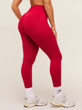 Gymshark Lift Seamless High-Rise Leggings — Carmine Red — 4
