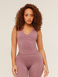 Gymshark Lift Seamless Tank with Shelf — Calm Pink — 1