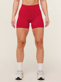 Gymshark Lift Seamless High-Rise Shorts — Carmine Red — 1