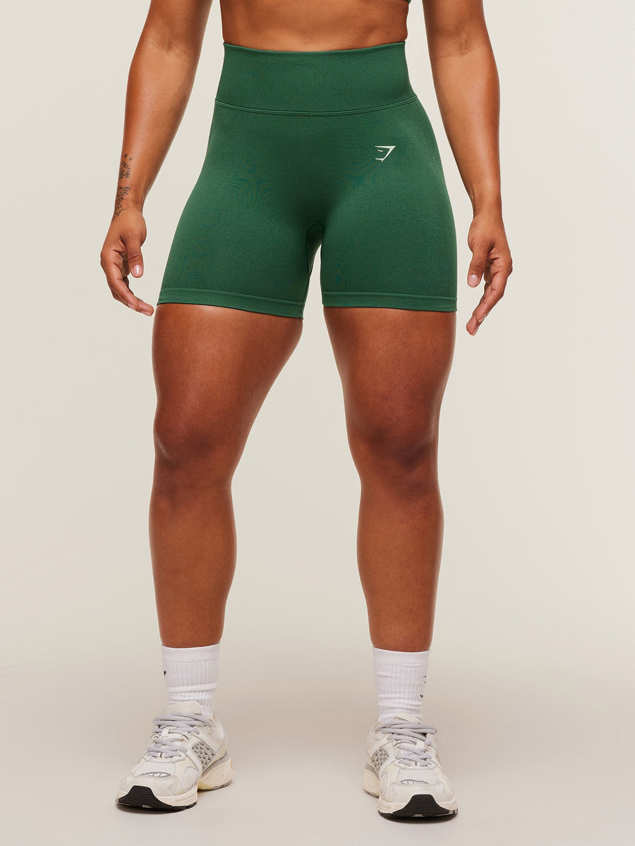 Gymshark Lift Seamless High-Rise Shorts — Lift Green/Lift Green Marl — 1