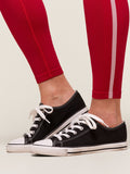 Gymshark Lift Varsity Seamless Leggings — Carmine Red — 6