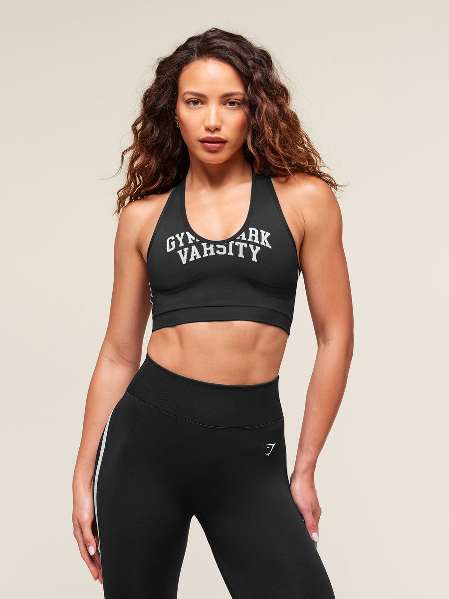 Gymshark Lift Campus Seamless Tank — Black — 1