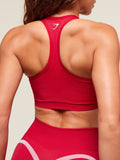 Gymshark Lift Campus Seamless Tank — Carmine Red — 2