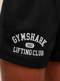 Gymshark Lifting Club Mesh Shorts — Black — 5