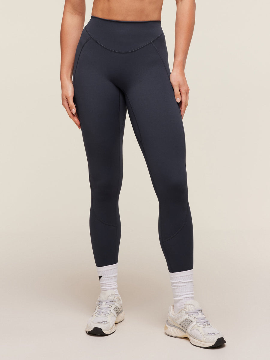 Gymshark Lifting Dipped Waistband Leggings — Heavy Blue — 3