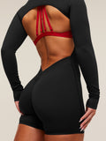 Gymshark Lifting Dipped Waistband All-In-One — Black — 5