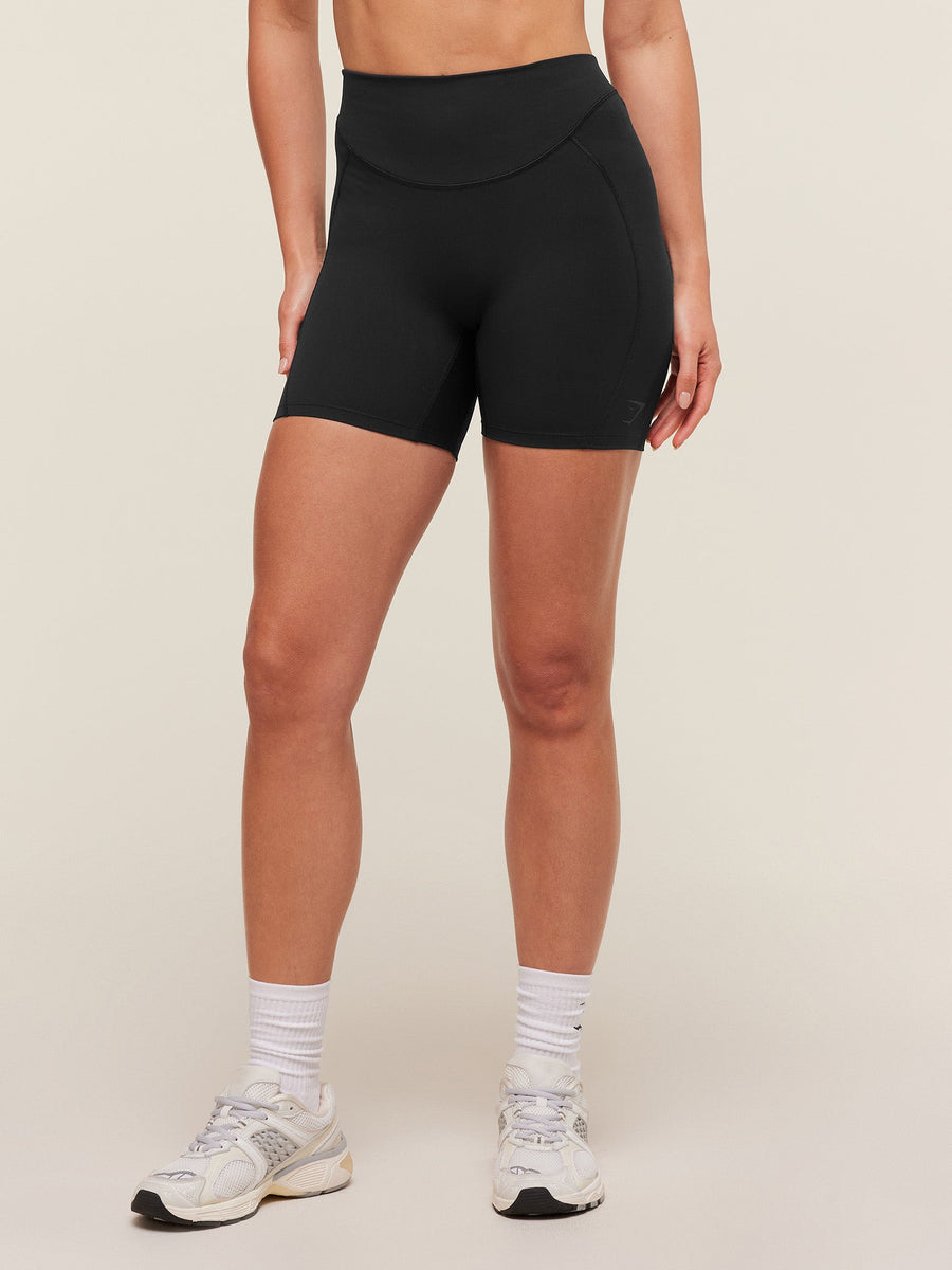 Gymshark Lifting Dipped Waistband Shorts — Black — 3