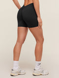 Gymshark Lifting Dipped Waistband Shorts — Black — 1