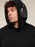 Gymshark Collective Crochet Style Hoodie — Black — 8