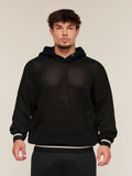 Gymshark Collective Crochet Style Hoodie — Black — 2