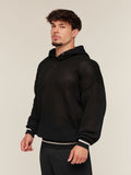 Gymshark Collective Crochet Style Hoodie — Black — 7
