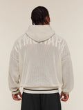 Gymshark Collective Crochet Style Hoodie — Tinted White — 5