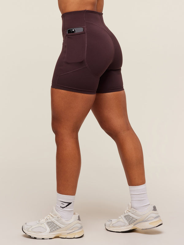 Gymshark Lifting Pocket Shorts — Cherry Purple