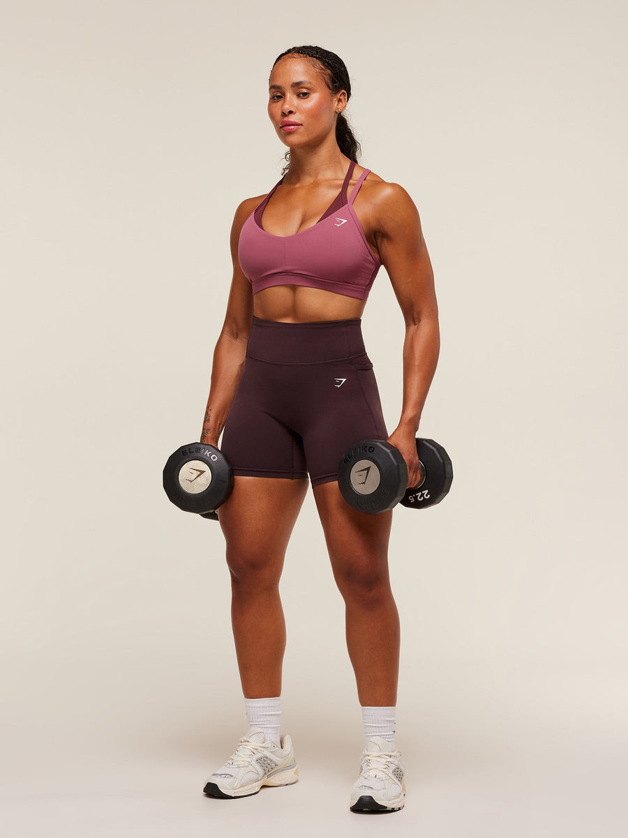 Gymshark Lifting Pocket Shorts — Cherry Purple — 4