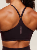 Gymshark Activate Seamless Bralette — Plum Brown — 6