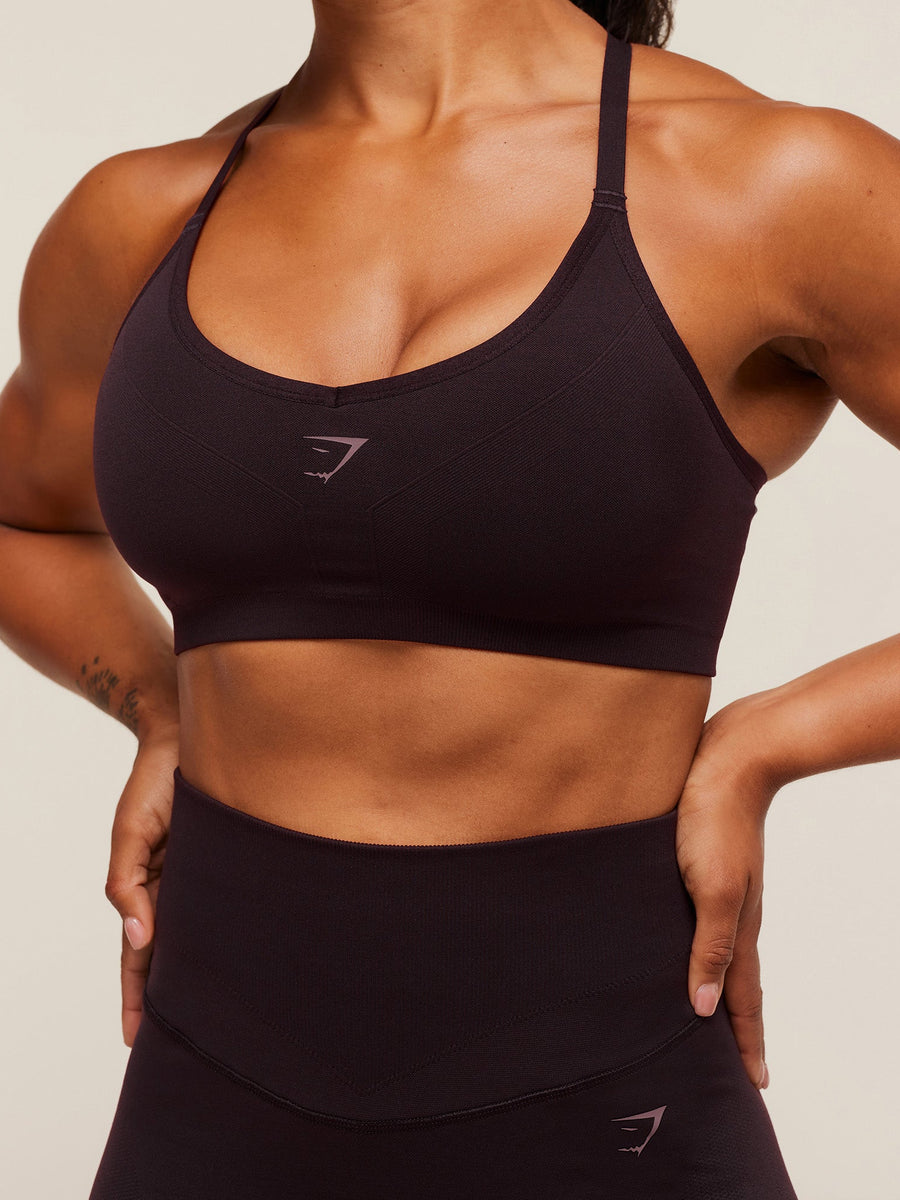 Gymshark Activate Seamless Bralette — Plum Brown — 7