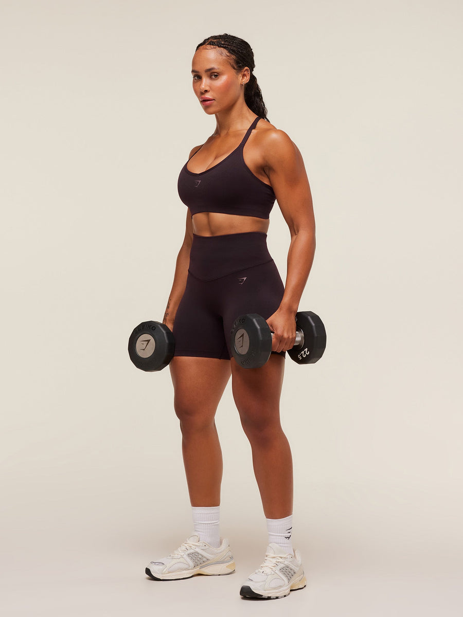 Gymshark Activate Seamless Bralette — Plum Brown — 4