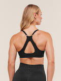 Gymshark Adapt Animal Seamless Sports Bra — Black/Asphalt Grey — 2