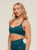Gymshark Adapt Animal Seamless Sports Bra — Navy/Brand Blue — 3