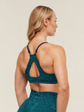 Gymshark Adapt Animal Seamless Sports Bra — Navy/Brand Blue — 2