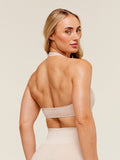 Gymshark Adapt Fleck x Whitney Halterneck Sports Bra — Coconut White — 2