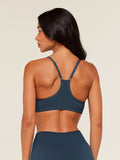 Gymshark Everyday Seamless Racerback Sports Bra — Stealth Blue — 2