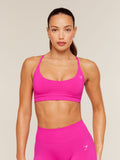 Gymshark Everyday Seamless Racerback Sports Bra — Super-Set Pink — 1