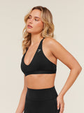Gymshark Flow Light Support Sports Bra — Black — 3