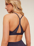 Gymshark Flow Light Support Sports Bra — Midnight Purple — 4