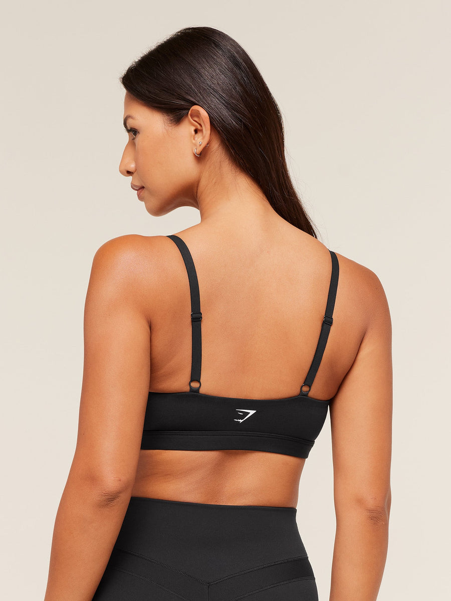 Gymshark Balcony Peekaboo Sports Bra — Black — 2