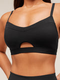 Gymshark Balcony Peekaboo Sports Bra — Black — 4