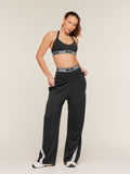 Gymshark Light Support Halter Neck Logo Sports Bra — Black — 4