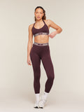 Gymshark Light Support Halter Neck Logo Sports Bra — Cherry Purple — 4