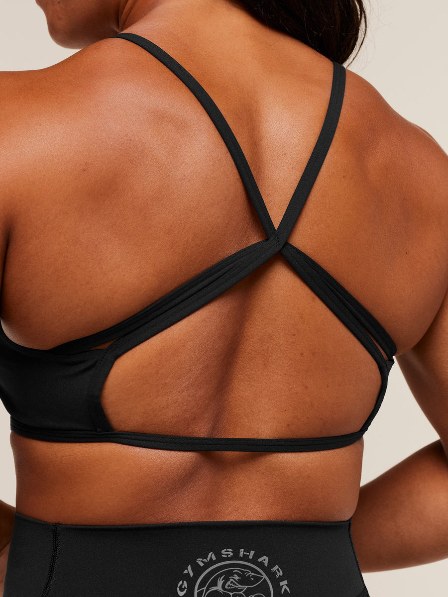 Gymshark Legacy Sports Bra — Black — 5