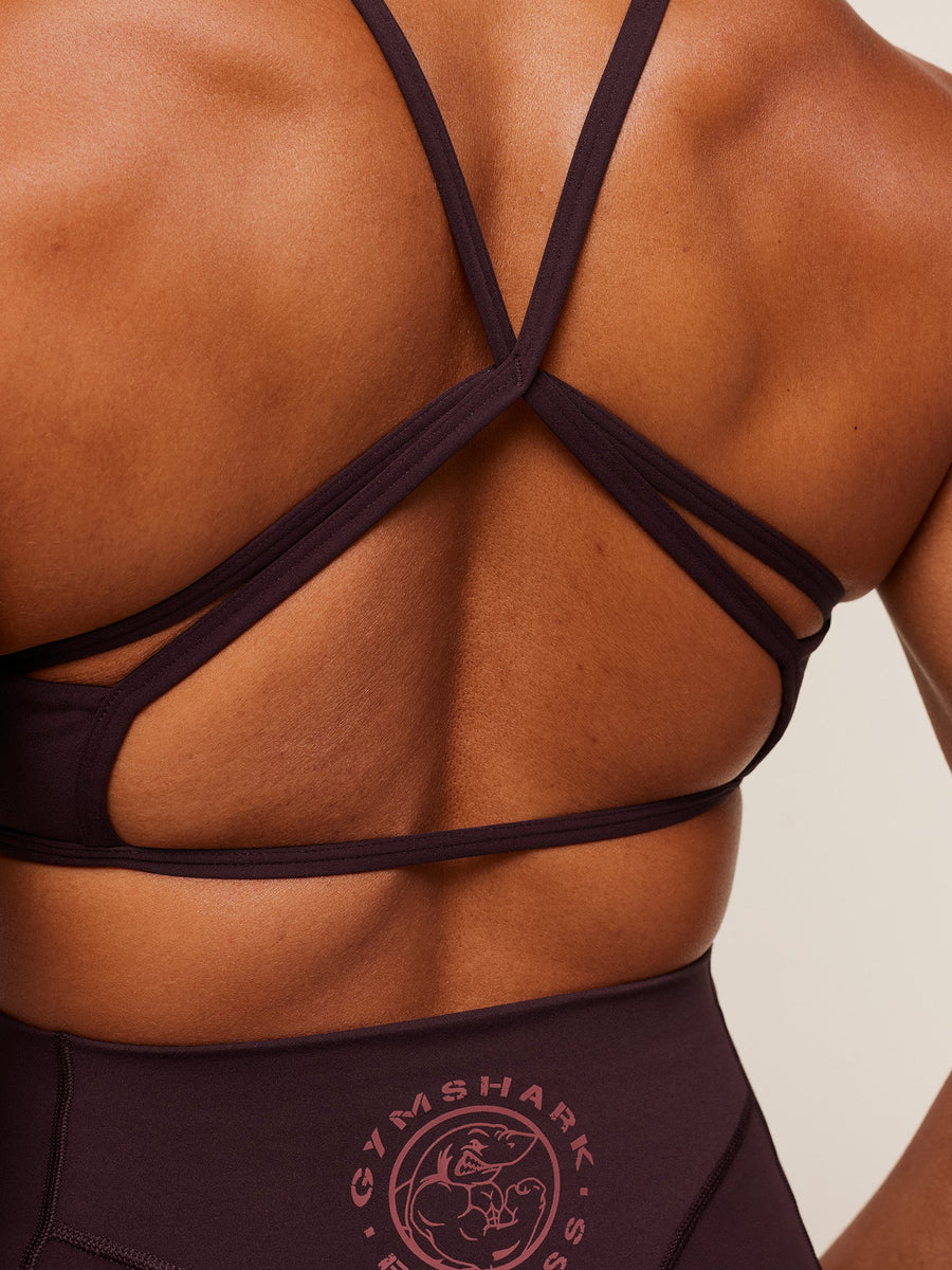 Gymshark Legacy Sports Bra — Cherry Purple — 5