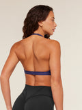 Gymshark Light Support Minimal Halterneck Bra — Indigo Purple — 2